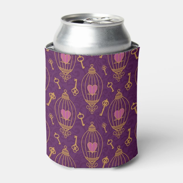 Rafraichisseur De Cannettes Motif-Clés-Coeurs (Can devant)