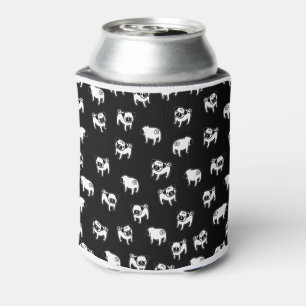 Rafraichisseur De Cannettes Motif de chien de carlin