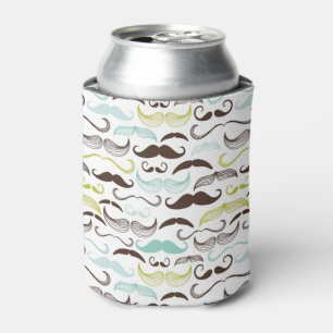 Rafraichisseur De Cannettes Motif de moustache, rétro style 2