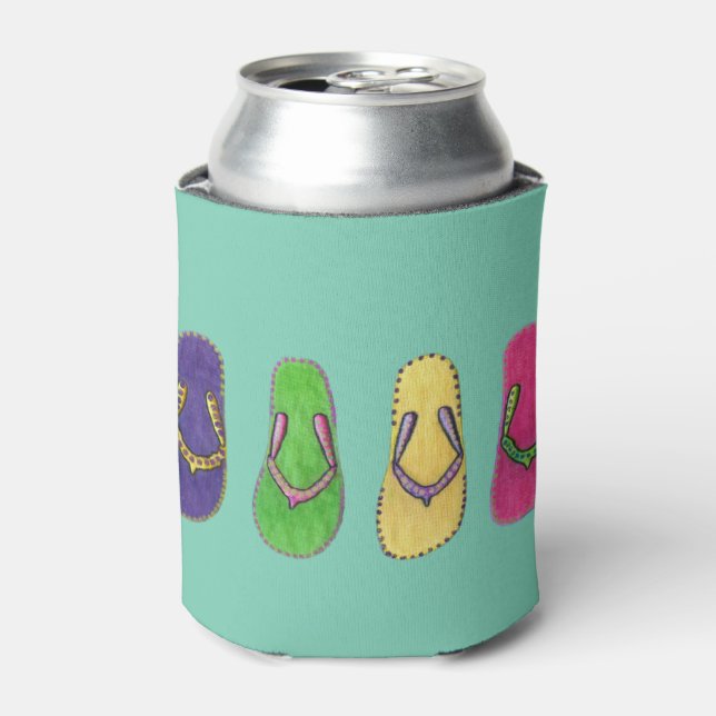 Rafraichisseur De Cannettes Motif de plage (Can devant)