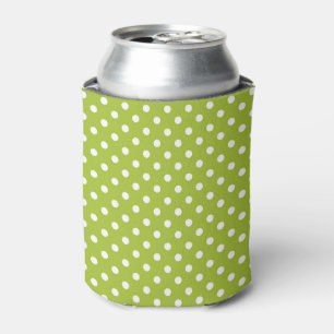 Rafraichisseur De Cannettes Motif de ressort avec le pois blanc
