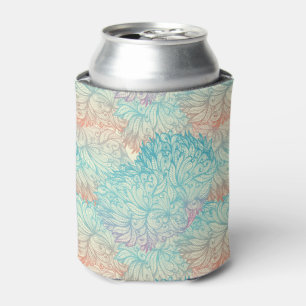 Rafraichisseur De Cannettes Motif floral multicolore de griffonnage