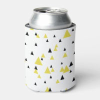Motif géométrique jaune et noir pouvant refroidir