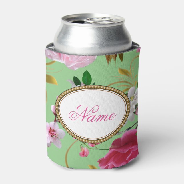 Rafraichisseur De Cannettes Nommé Fleurs Roses (Can devant)