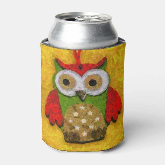 Rafraichisseur De Cannettes Peinture de hibou (Can devant)