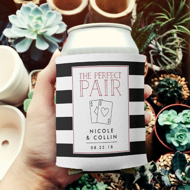 Rafraichisseur De Cannettes Perfect Pair Las Vegas Wedding Favor (Créateur téléchargé)