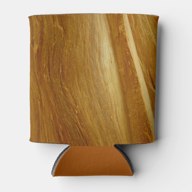 Rafraichisseur De Cannettes Pine Wood II Faux Texture en bois (Devant)