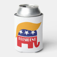 Président Donald Trump - Éléphant du GOP Cheveux