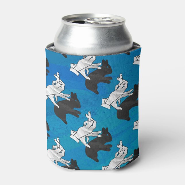 Rafraichisseur De Cannettes Rabbit d'ombre sur bleu (Can devant)