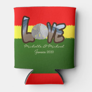 Rafraichisseur De Cannettes Reggae Style Sand dollar Love