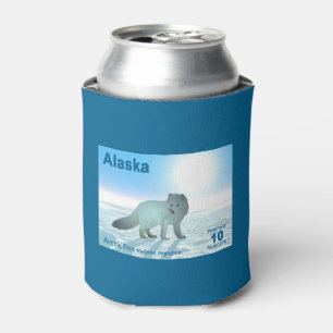 Rafraichisseur De Cannettes Renard Arctique - Timbre de l'Alaska