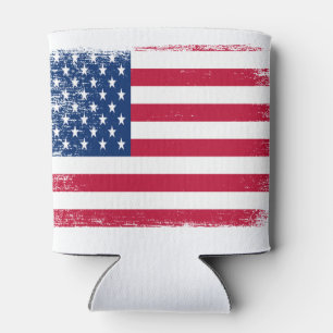Rafraichisseur De Cannettes Rétro 'drapeau vintage de Merica Etats-Unis