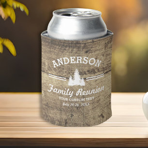 Rafraichisseur De Cannettes Réunion ou voyage en famille vintage Bois rustiq