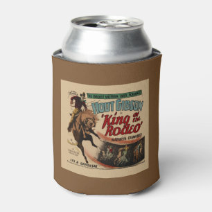 Rafraichisseur De Cannettes Rodeo Cowboy Vintage Western Movie
