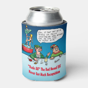 Rafraichisseur De Cannettes Rude Alf Funny Cartoon Elf Au Bar