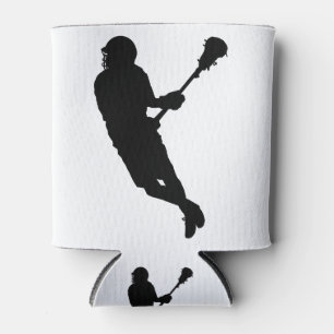 Rafraichisseur De Cannettes Silhouette masculine de joueur de lacrosse