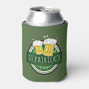 Rafraichisseur De Cannettes St. Patrick's Day, Beer Mugs, Irish Green
