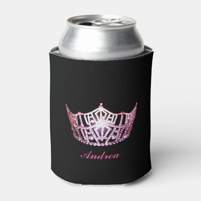 Rafraichisseur De Cannettes Style Miss America Couronne Custom Can Cooler (Can devant)