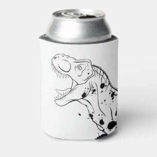 Rafraichisseur De Cannettes T-Rex (noir et blanc)