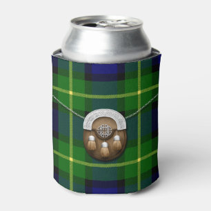 Rafraichisseur De Cannettes Tartan et escarcelle de Gordon de clan