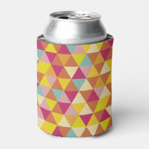 Rafraichisseur De Cannettes Triangles multi de couleur de polygone dans la