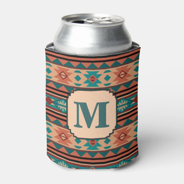 Rafraichisseur De Cannettes Turquoise Terracotta Monogram (Can devant)