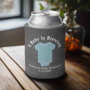 Rafraichisseur De Cannettes Un bébé brasse - Couples Douche Favoriser Blue B