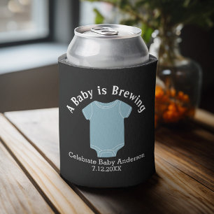 Rafraichisseur De Cannettes Un bébé brasse - Couples Douche Favoriser Blue B