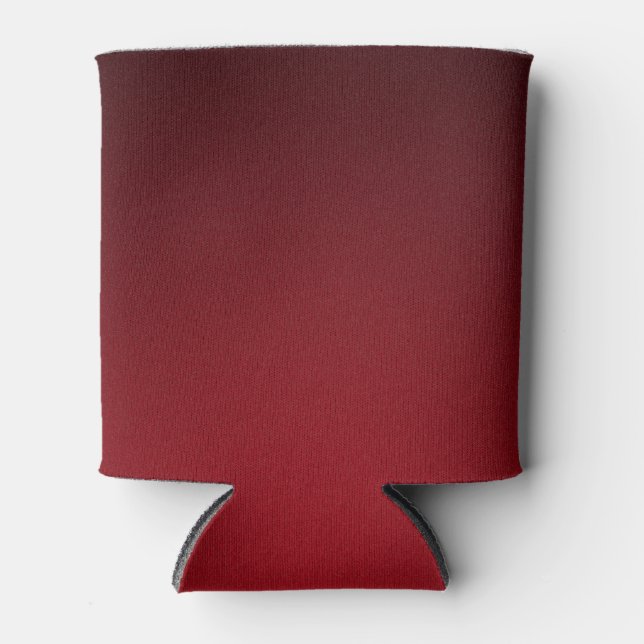 Rafraichisseur De Cannettes Vignette Grainée Rouge-Noir Moderne (Devant)