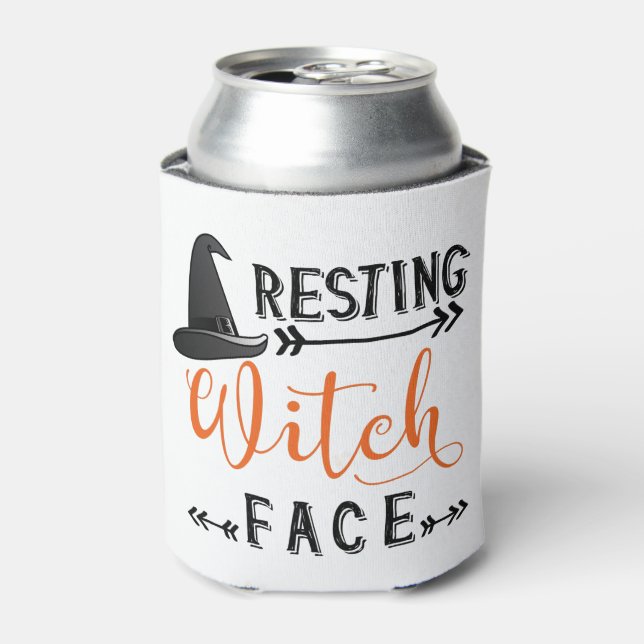 Rafraichisseur De Cannettes visage de sorcière au repos (Can devant)