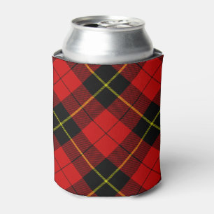 Rafraichisseur De Cannettes Wallace tartan rouge noir plaid