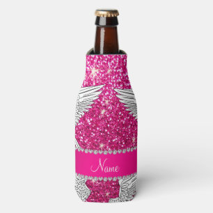 Rafraîchisseur Pour Bouteille Ailes au néon nommées faites sur commande d'ange