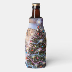 Rafraîchisseur Pour Bouteille Arbre de Noël Vintage