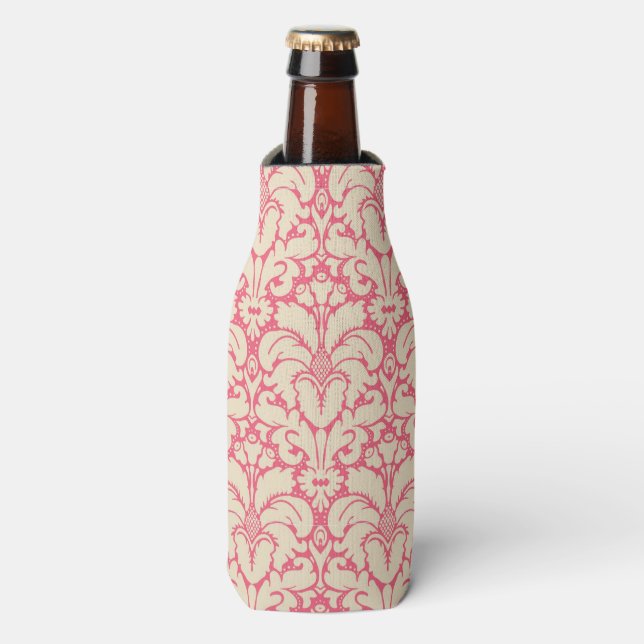 Rafraîchisseur Pour Bouteille Arrière - plan damassé de style baroque 2 (Bottle Devant)
