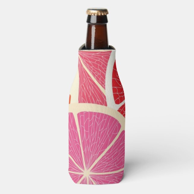 Rafraîchisseur Pour Bouteille Arrière - plan vintage Grapefruit (Bottle Devant)