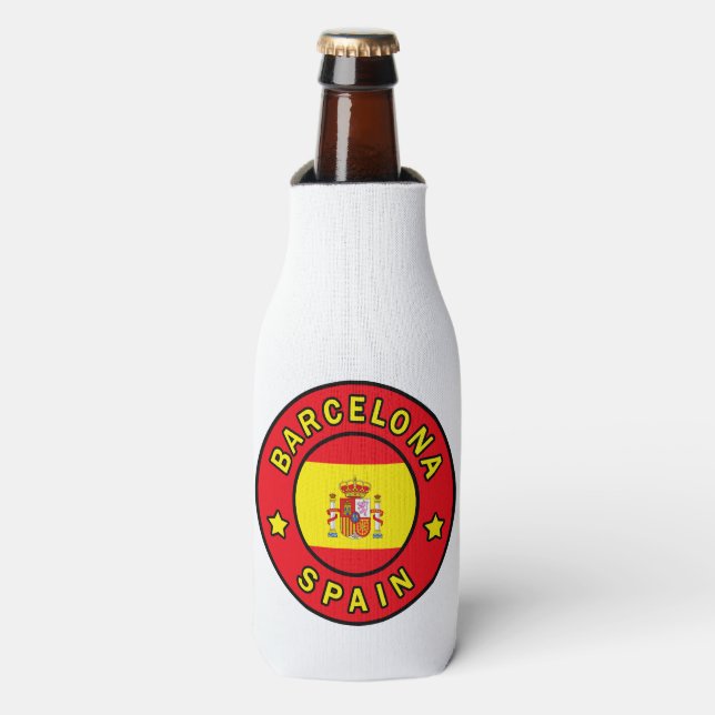 Rafraîchisseur Pour Bouteille Barcelone Espagne (Bottle Devant)