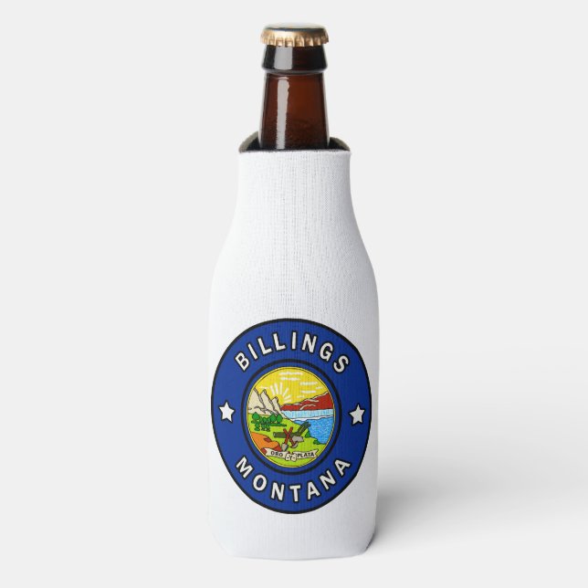 Rafraîchisseur Pour Bouteille Billings Montana (Bottle Devant)