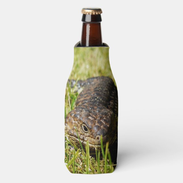 Rafraîchisseur Pour Bouteille Blue Tongue Lizard Creeping (Bottle Devant)
