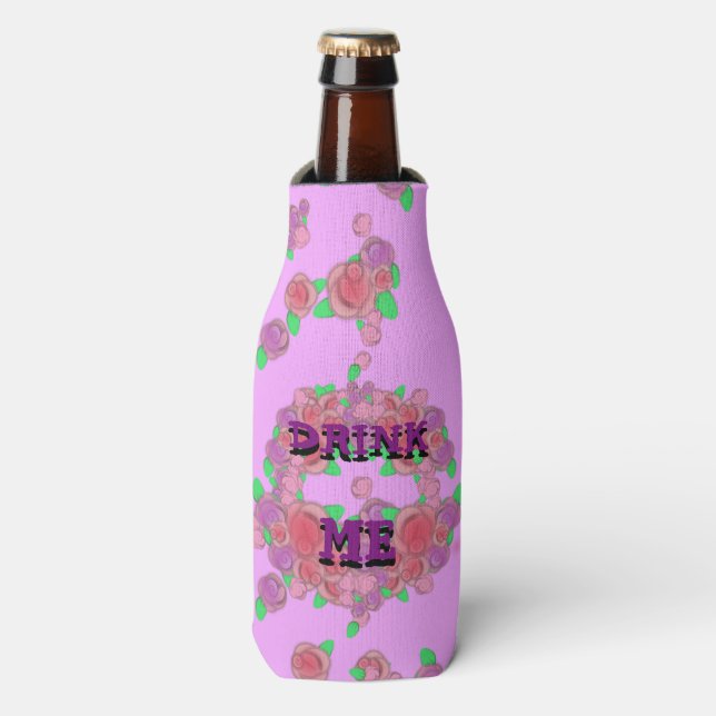 Rafraîchisseur Pour Bouteille BOIRE MOI Alice dans Wonderland Bottle Wrap (Bottle Devant)