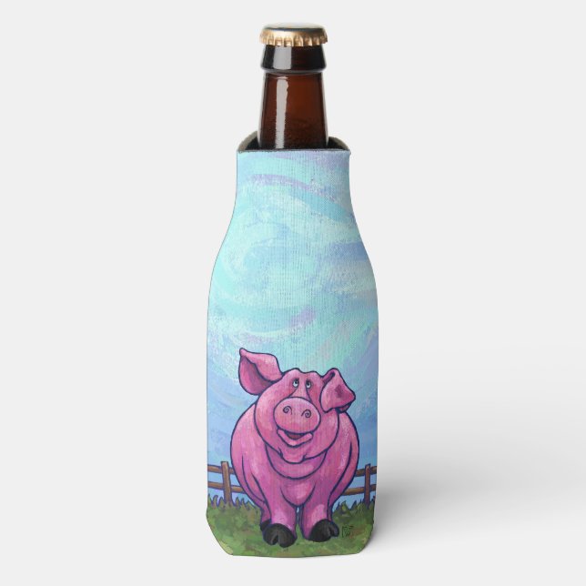 Rafraîchisseur Pour Bouteille Cadeaux et accessoires de cochon (Bottle Devant)