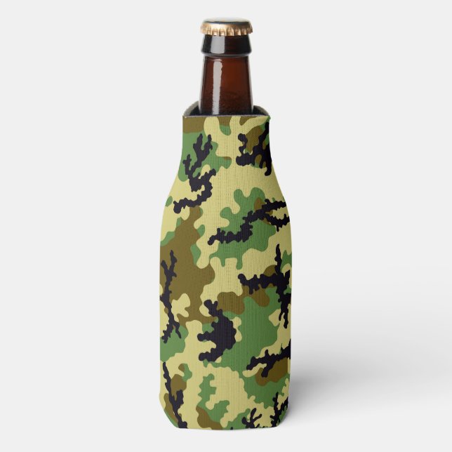 Rafraîchisseur Pour Bouteille Camouflage des bois (Bottle Devant)