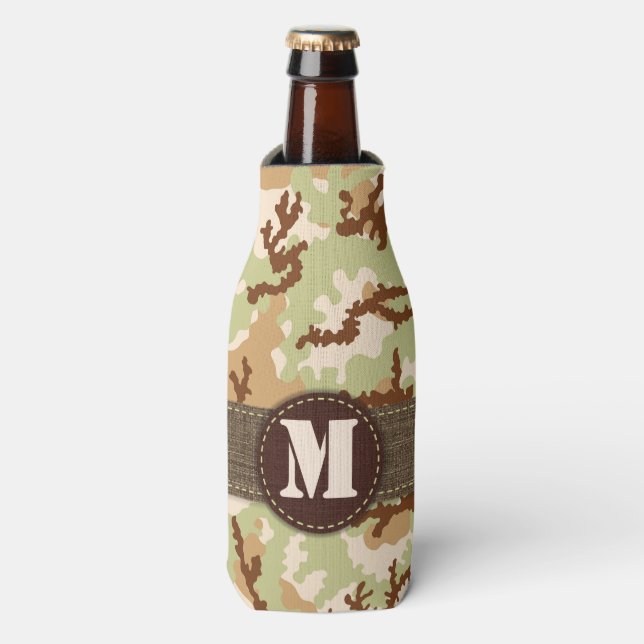 Rafraîchisseur Pour Bouteille Camouflage du désert (Bottle Devant)