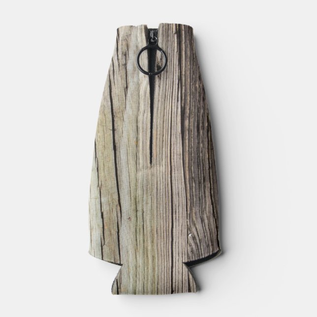 Rafraîchisseur Pour Bouteille Cartes en bois patiné (Dos)