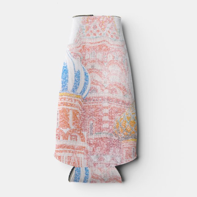 Rafraîchisseur Pour Bouteille Cathédrale Saint-Basile en tempête de neige (Devant)