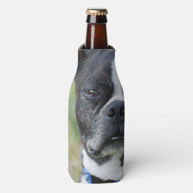 Rafraîchisseur Pour Bouteille Chien classique de Boston Terrier (Bottle Devant)