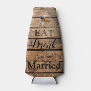 Rafraîchisseur Pour Bouteille Classic malaise rustique grange abeille en bois