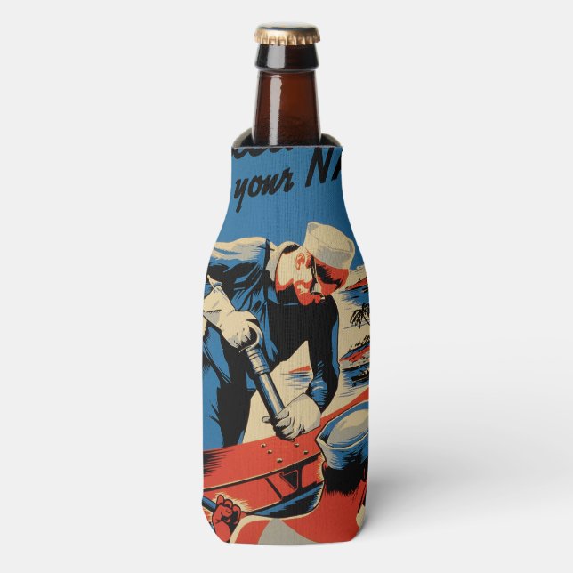 Rafraîchisseur Pour Bouteille Construisez pour votre marine ! (Bottle Devant)