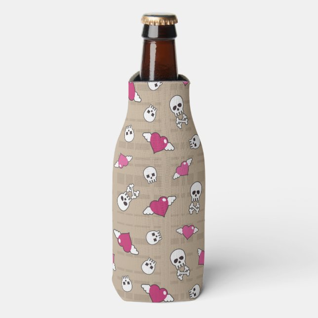 Rafraîchisseur Pour Bouteille Crânes (Bottle Devant)