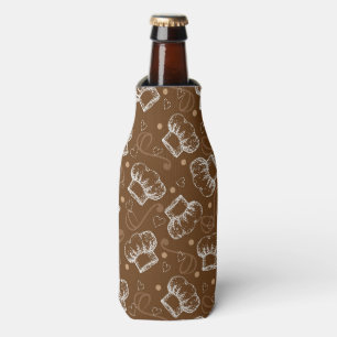 Rafraîchisseur Pour Bouteille Cuisson du motif avec le casquette de chef