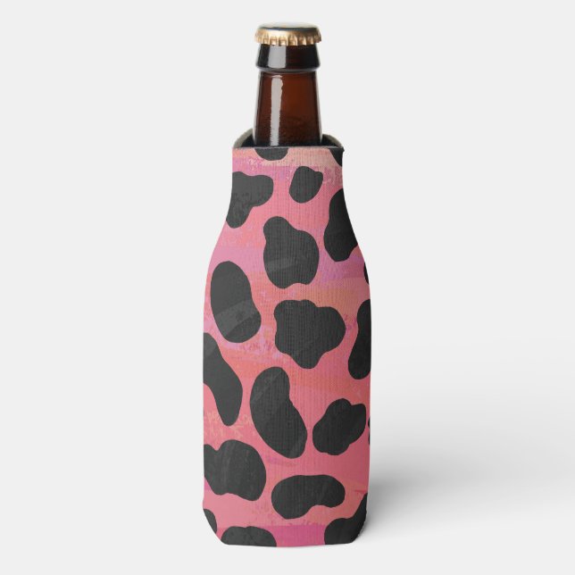 Rafraîchisseur Pour Bouteille DalmatiDalmatien noir et rouge (Bottle Devant)